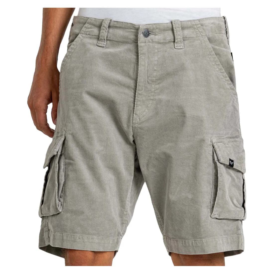 Мъжки къси панталони Reell City Cargo Short ST Shorts - Baby Cord Aqua Grey