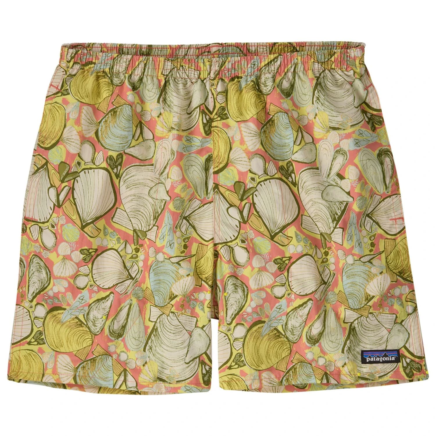 Мъжки къси панталони Patagonia Baggies Shorts - Shelly Shelly: Mellow Melon