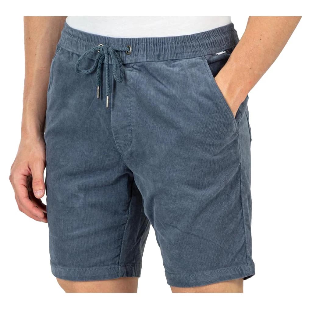 Мъжки къси панталони Reell Reflex Easy Short Shorts - Baby Cord Blue Grey