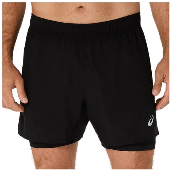Мъжки шорти за бягане Asics Core 2-n-1 5'' Short Running shorts - Performance Black / Performance Black