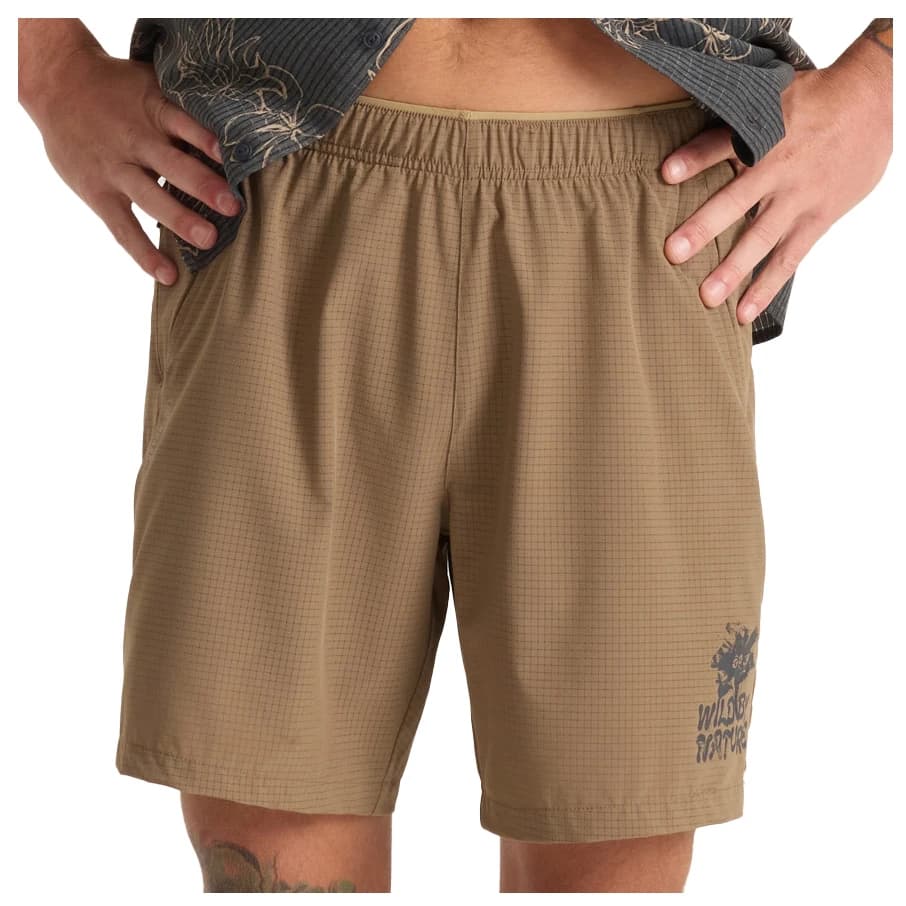 Мъжки шорти за бягане Roark Bommer 7 Running shorts - Mushroom