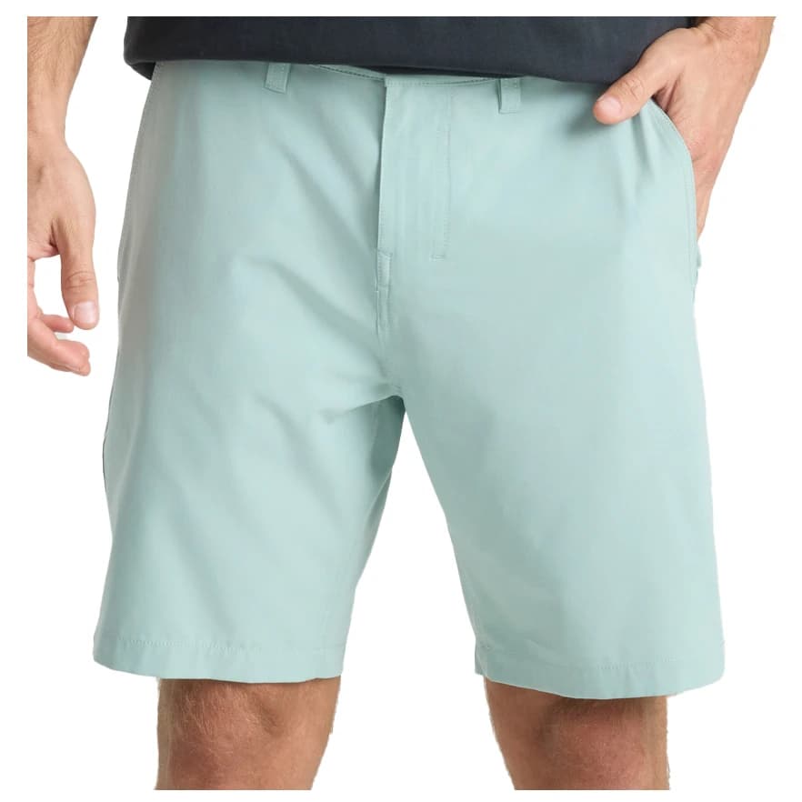 Мъжки къси панталони Roark Hytide Hybrid Short Shorts - Hazy Blue