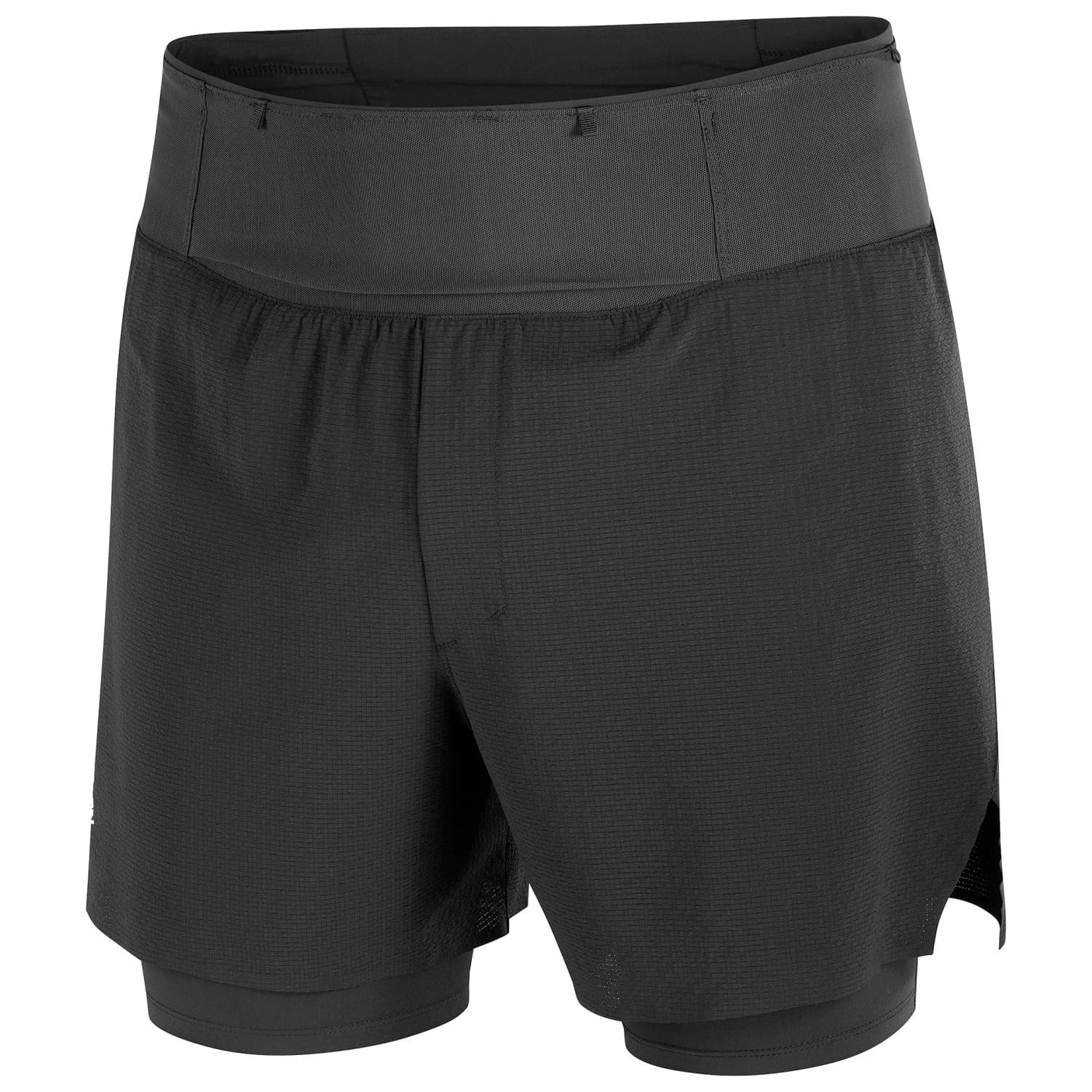 Мъжки шорти за бягане Salomon Sense Aero 2In1 Shorts 5'' Running shorts - Deep Black