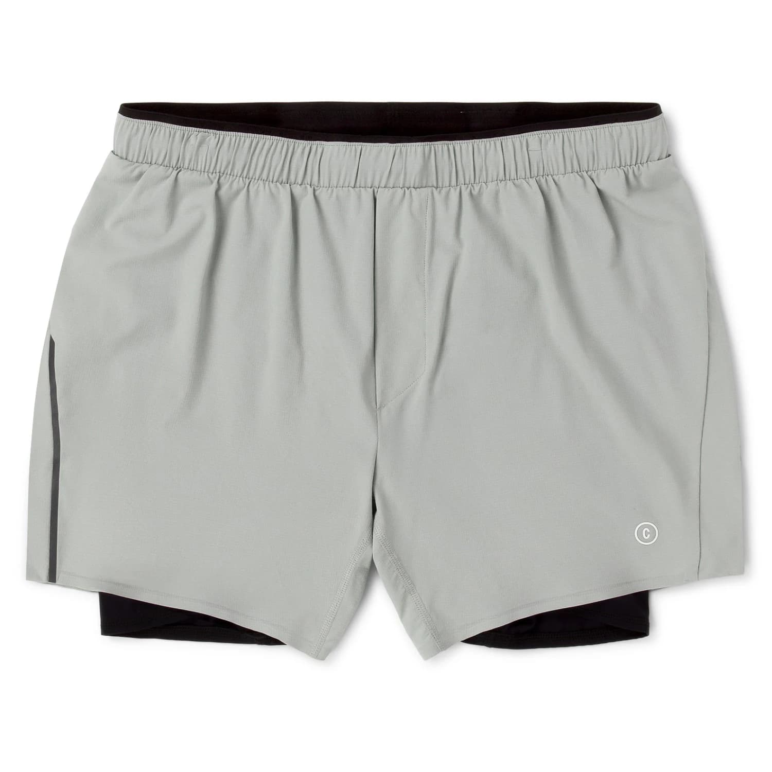 Мъжки шорти за бягане Ciele Athletics DLY Short 5'' Longbrief-2 Running shorts - Airy Grey
