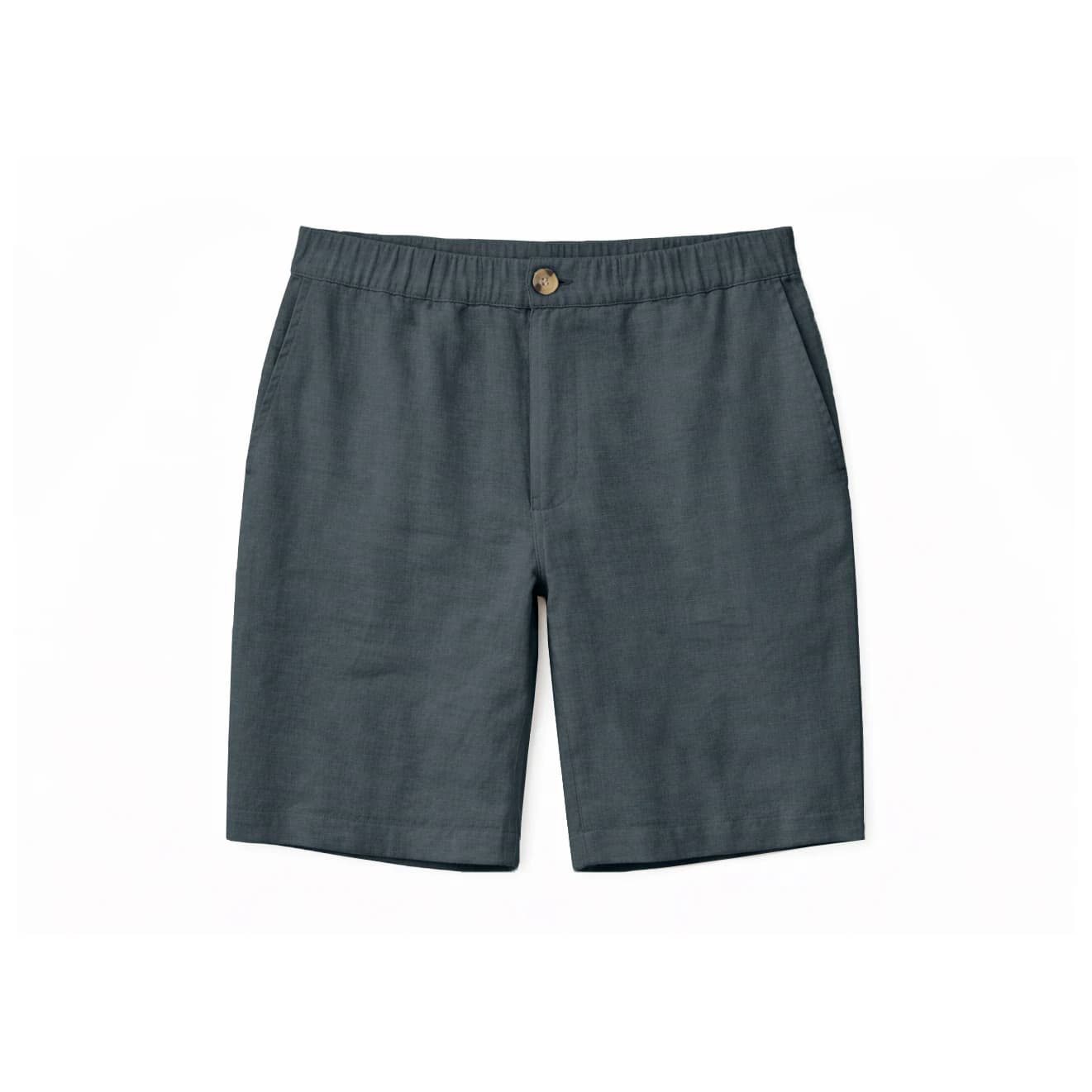 Мъжки къси панталони Mazine Regular Linen Shorts - Bottle
