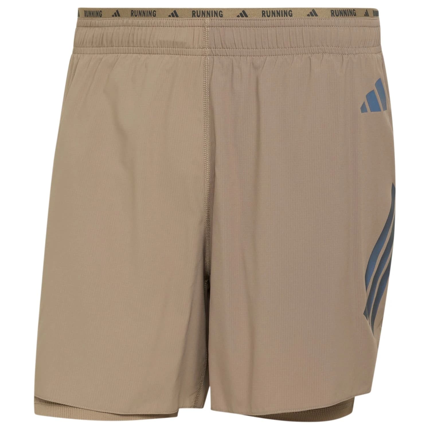 Мъжки шорти за бягане adidas Adi365 Formotion 2in1 Running shorts - Khaki Six / Black