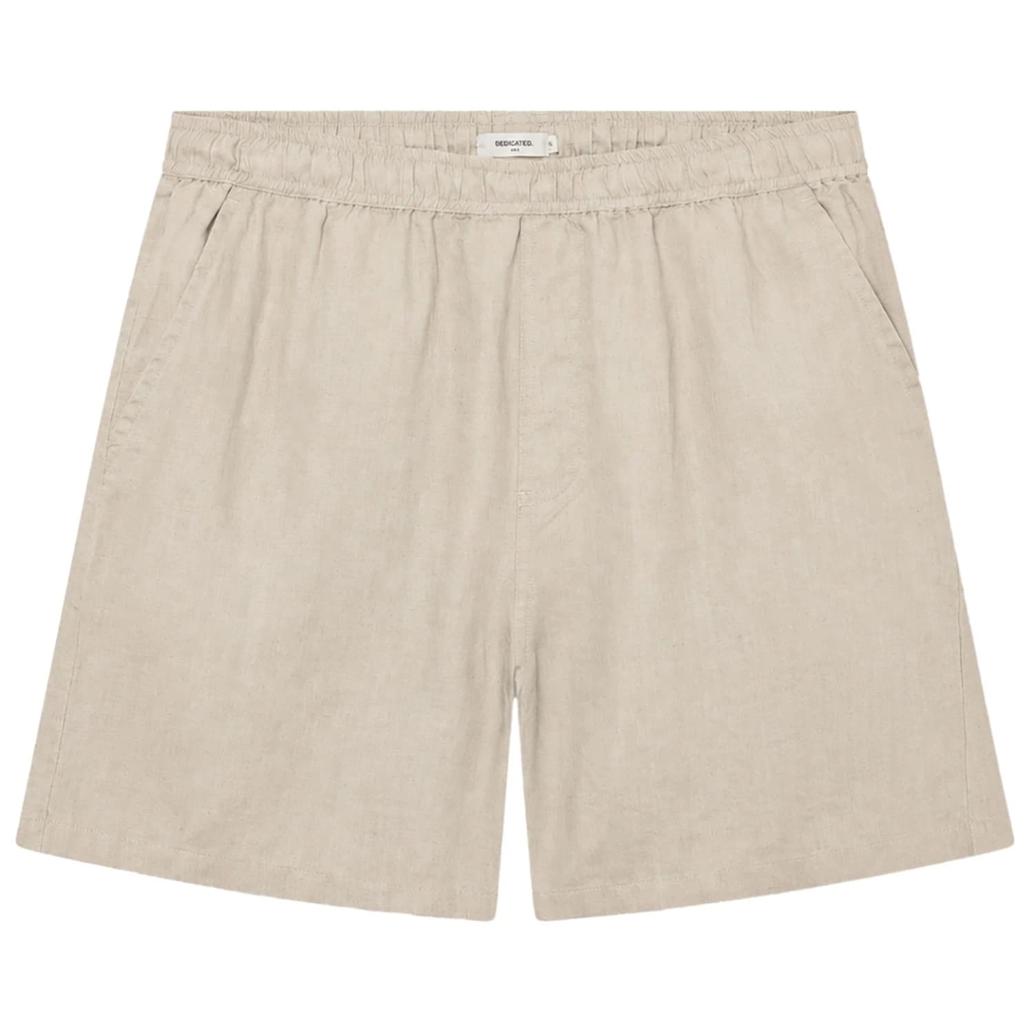 Мъжки къси панталони DEDICATED Shorts Sibbarp Linen Shorts - Ecru