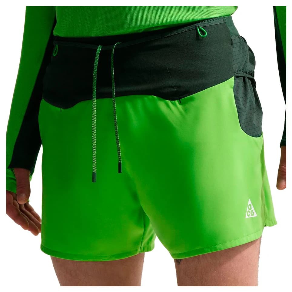 Мъжки шорти за бягане Nike ACG Second Sunrise Dri-Fit ADV 5 Brief Running shorts - Mean Green / Fir / Summit White