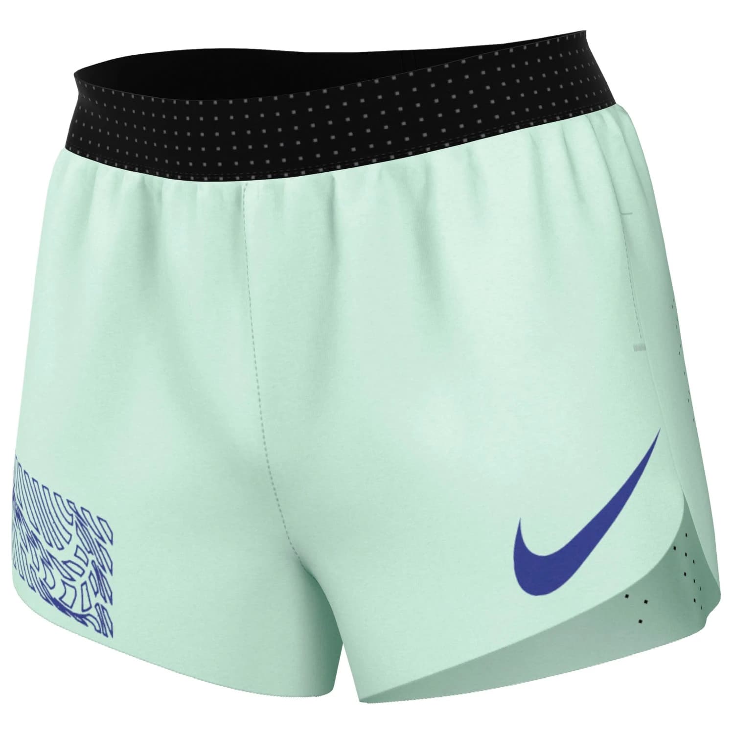 Мъжки шорти за бягане Nike AeroSwift Dri-FIT ADV 2'' Lined Running Shorts - Barely Green / Lapis