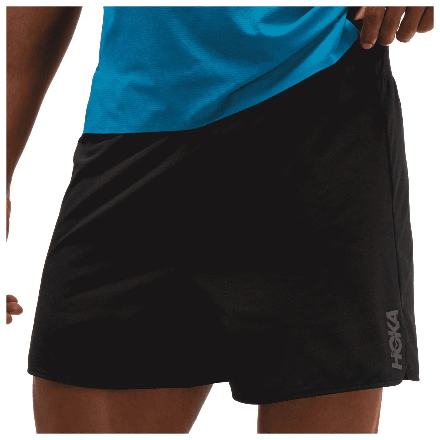 Мъжки шорти за бягане HOKA Glide Short 5'' Brief Running shorts - Black