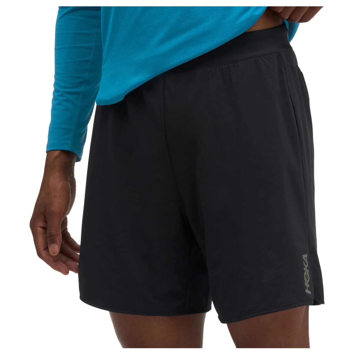 Шорти за бягане HOKA Glide Short 7'' 2In1 Running shorts - Black