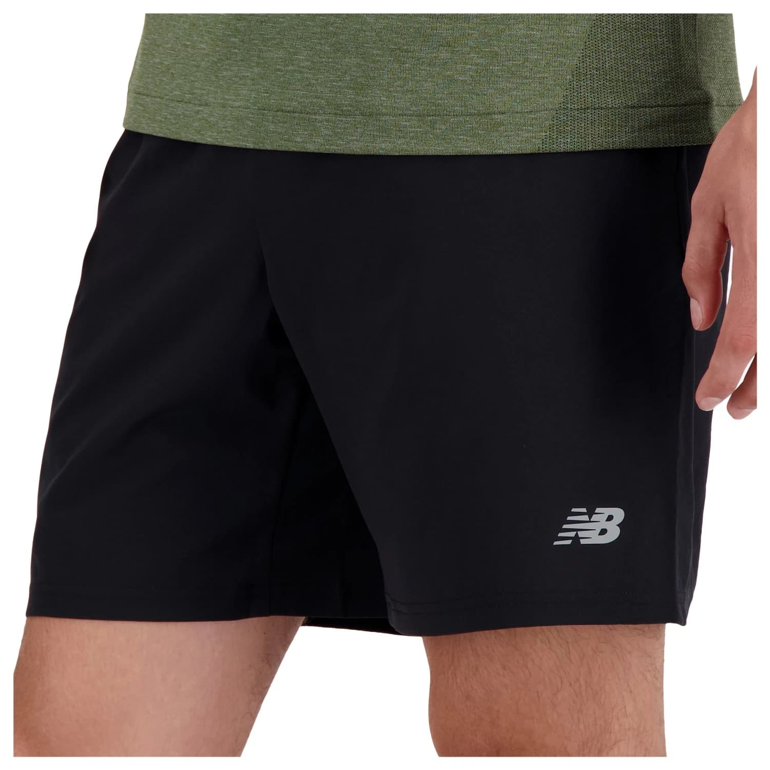 Мъжки шорти за бягане New Balance Sport Essential Short 7 Linerless Running shorts - Black