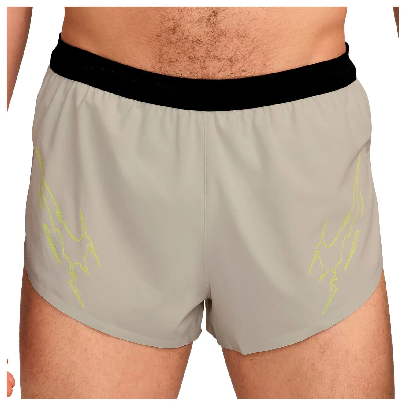Шорти за бягане Nike Dri-Fit ADV Aeroswift 2'' Brief GFX Short Running shorts - Light Bone