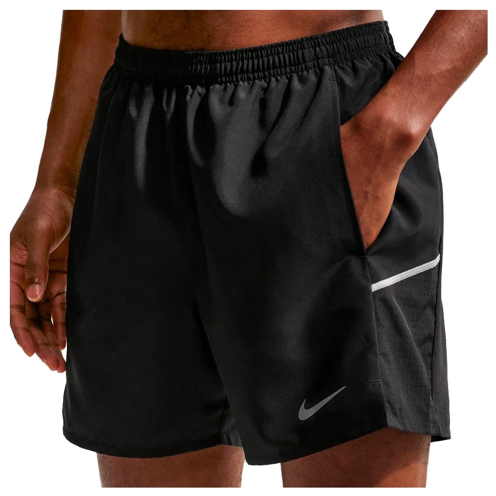 Мъжки шорти за бягане Nike Dri-Fit Miler 5'' 2In1 Short Running shorts - Black / Black / Reflective Silver