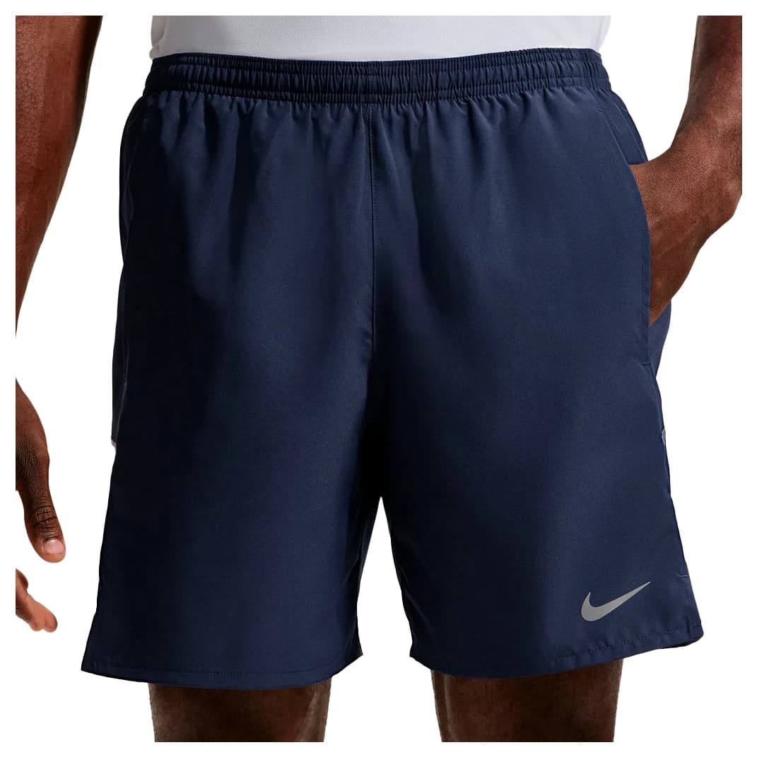 Мъжки шорти за бягане Nike Dri-Fit Miler 7'' 2in1 Short Running shorts - Midnight Navy / Obsidian / Reflective Silver