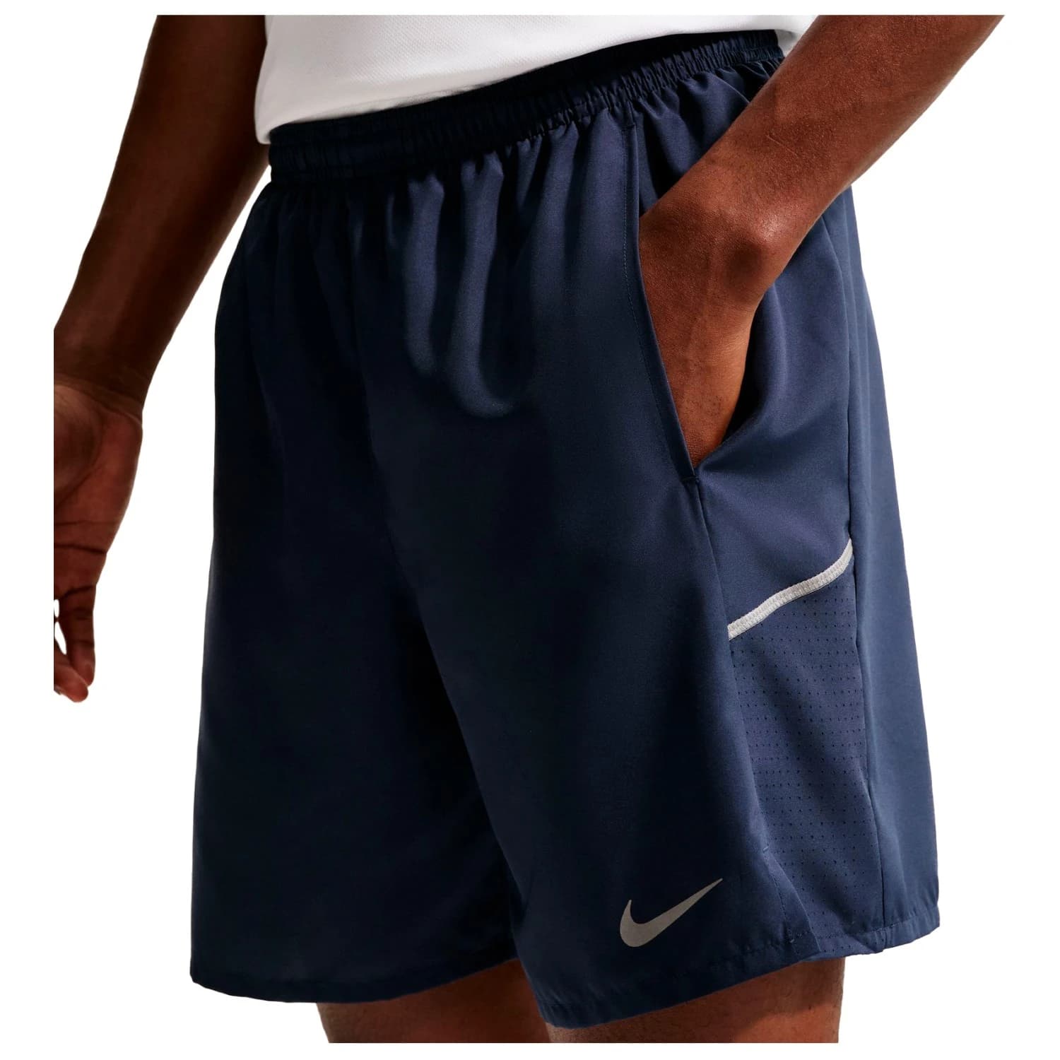 Мъжки шорти за бягане Nike Dri-Fit Miler 7'' Brief Short Running shorts - Midnight Navy / Obsidian / Reflective Silver