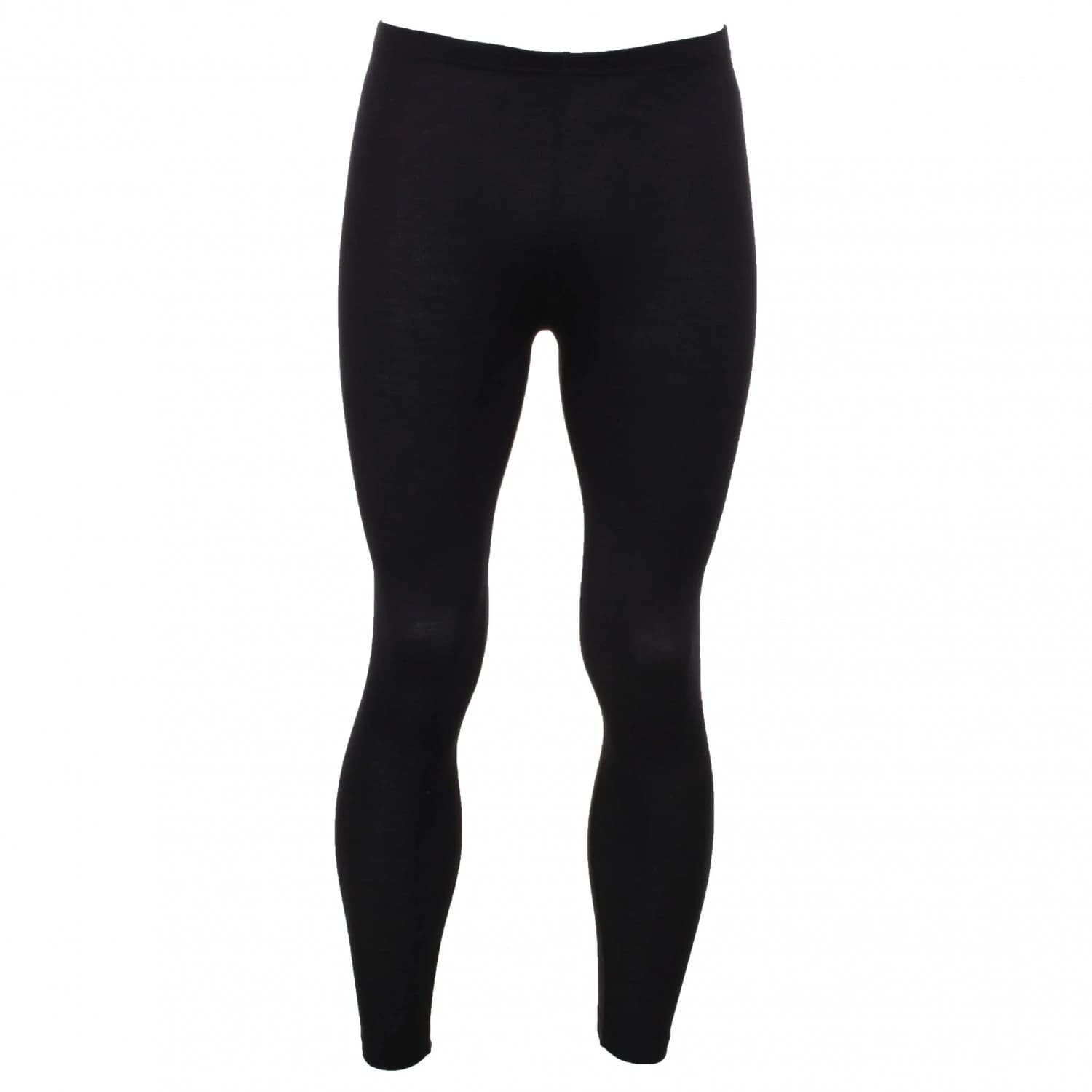Мъжко копринено термобельо Engel Leggings Merino base layer - Black