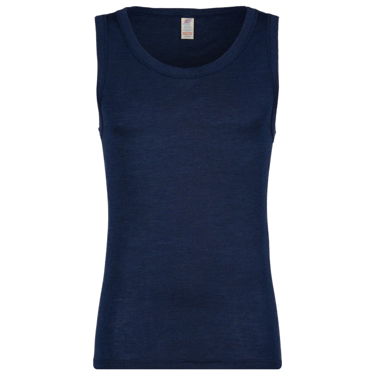 Мъжко копринено термобельо Engel Achselshirt Merino base layer - Marine