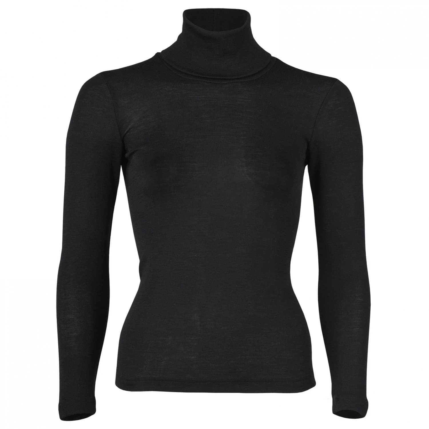 Мъжко копринено термобельо Engel Rolli L/S Merino base layer - Black