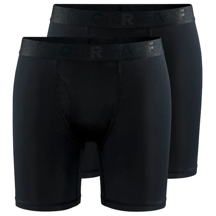 Мъжко синтетично термобельо Craft Core Dry Boxer 6-Inch 2-Pack Synthetic base layer - Black