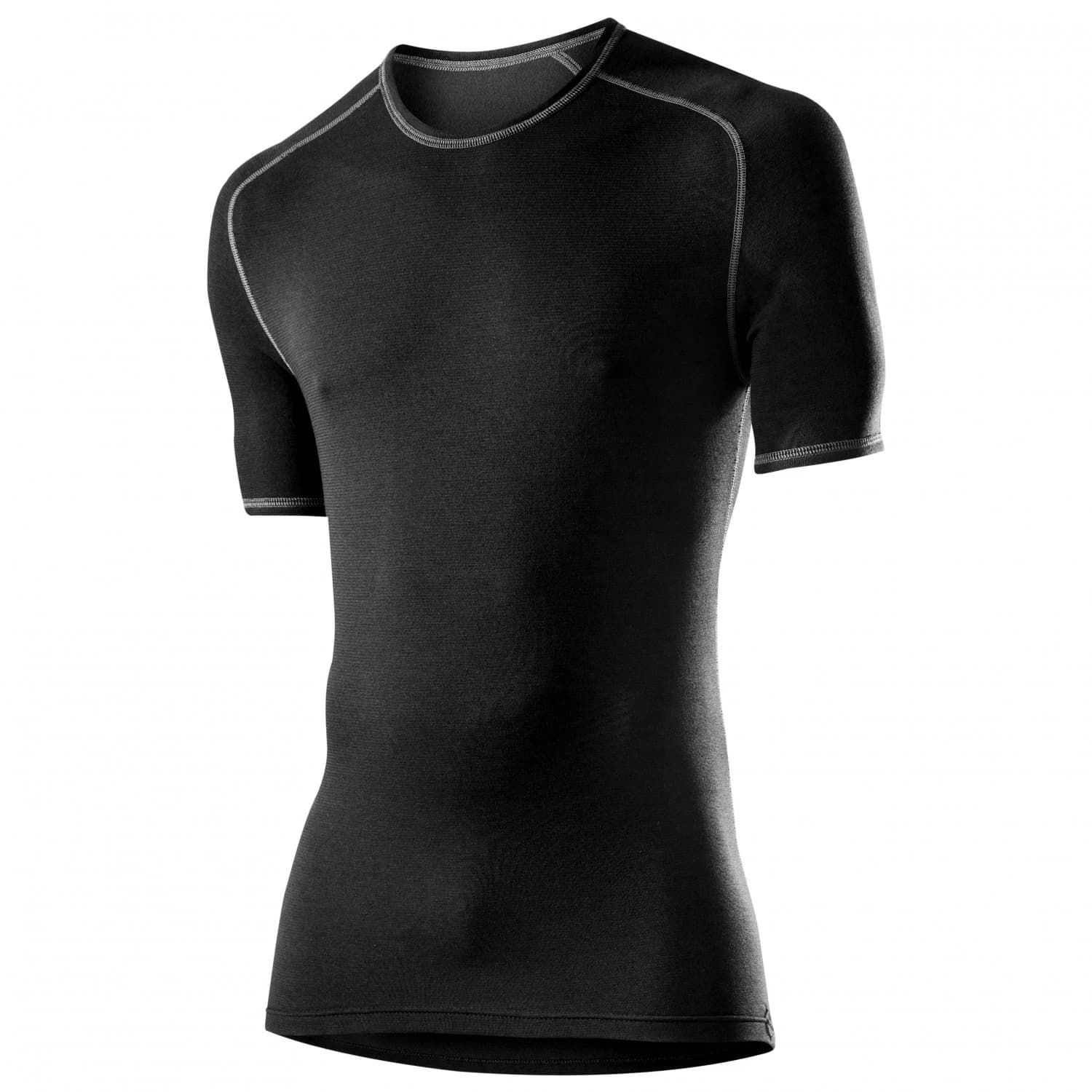 Долна фланелка с къс ръкав Löffler Shirt S/S Transtex Warm T-shirt - Black