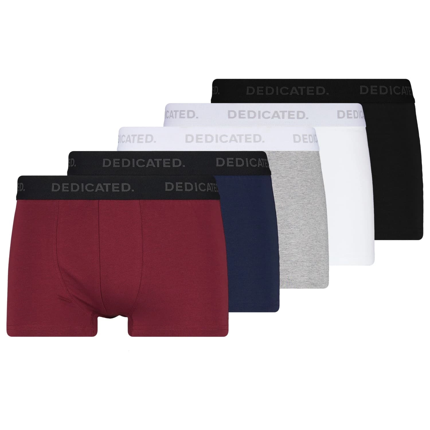 Ежедневно термо бельо DEDICATED Boxer Briefs Kalix Base 5-Pack Everyday base layer - Multi Color