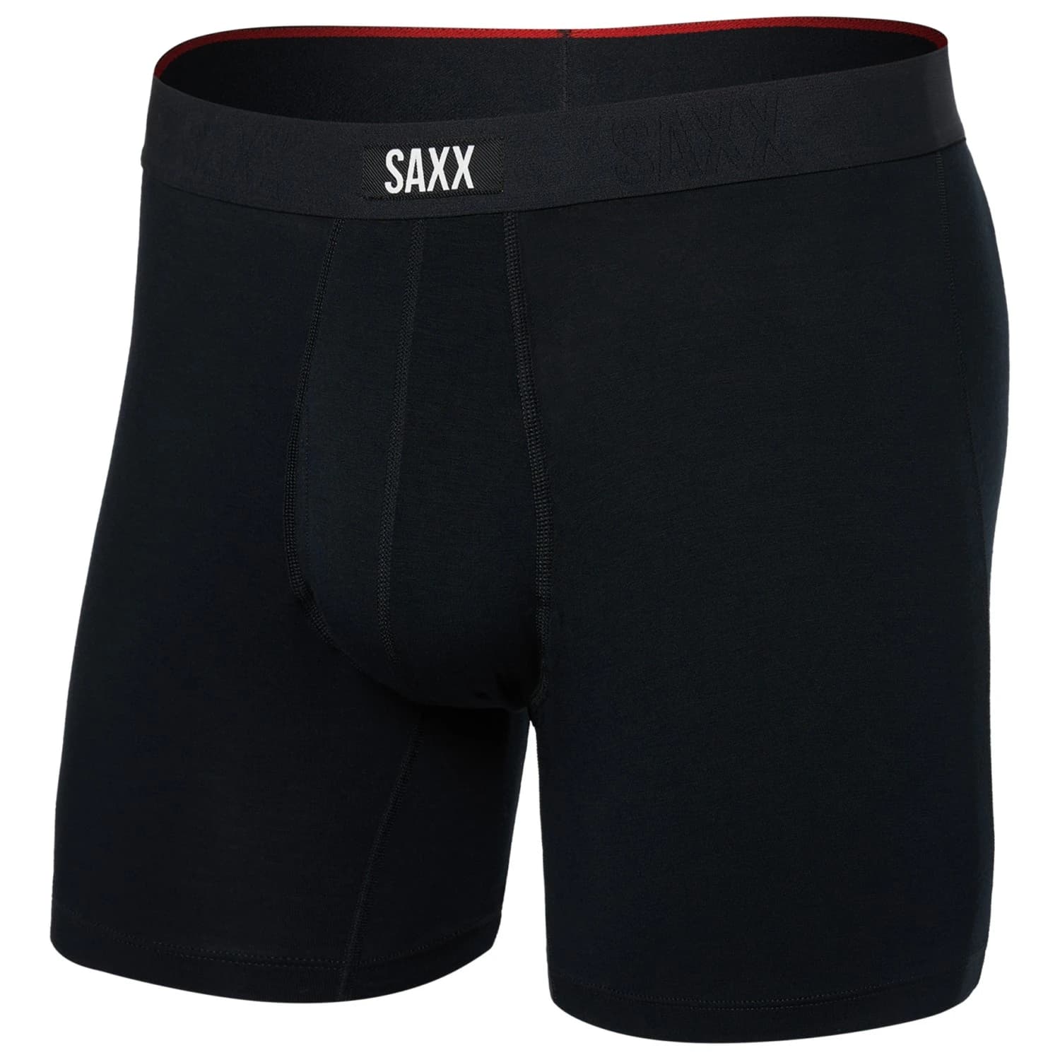 Мъжко синтетично термобельо Saxx Vibe Xtra Boxer Brief Fly Synthetic base layer - Black