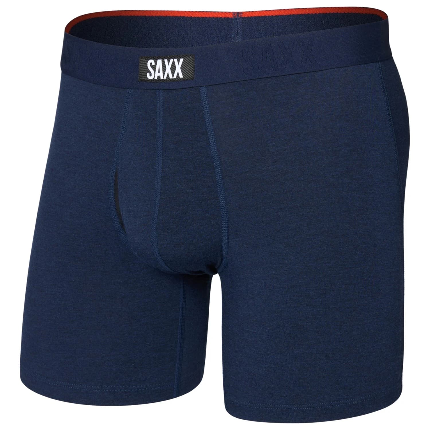 Мъжко синтетично термобельо Saxx Vibe Xtra Boxer Brief Fly Synthetic base layer - Dark Navy Heather
