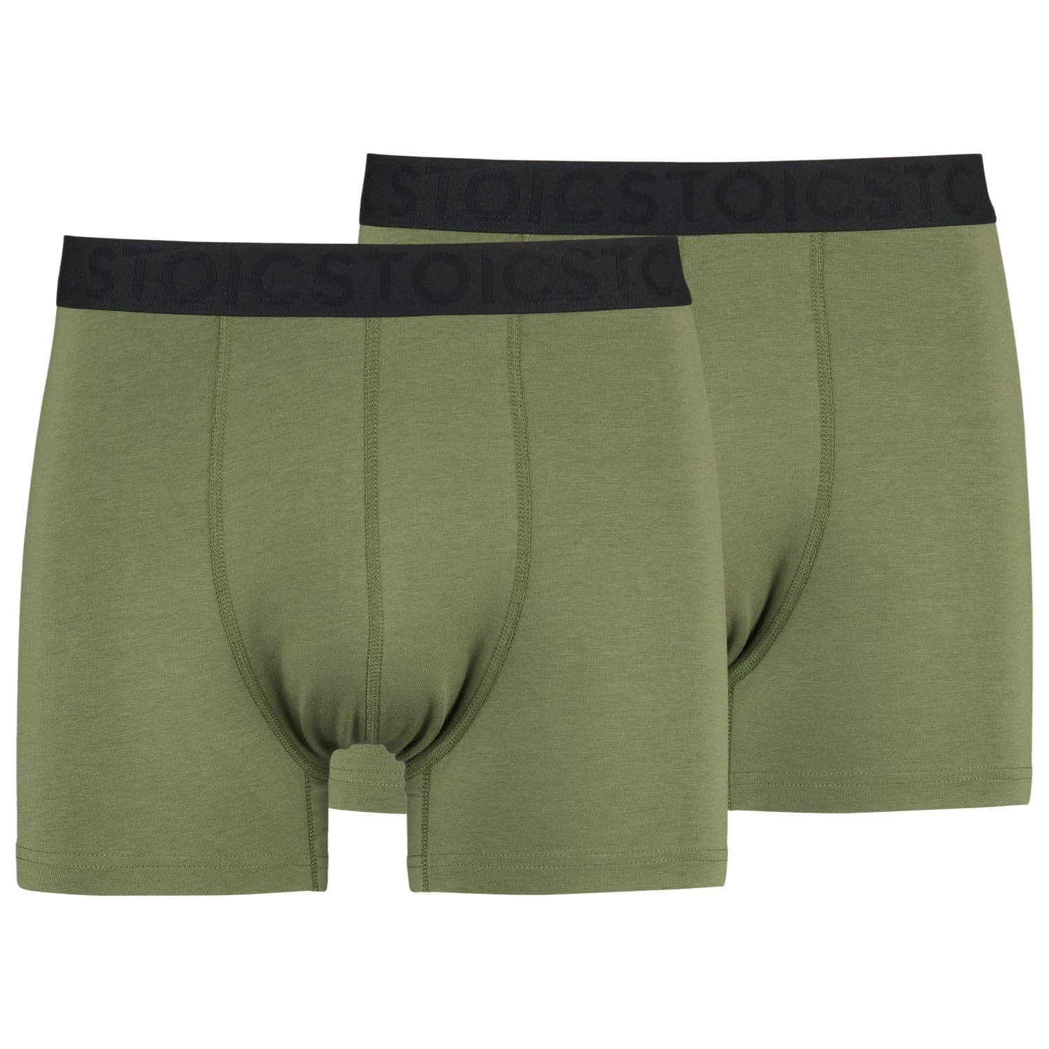 Мъжко синтетично термобельо Stoic TrosaSt. Boxer 2-Pack Boxer shorts - Moss Green