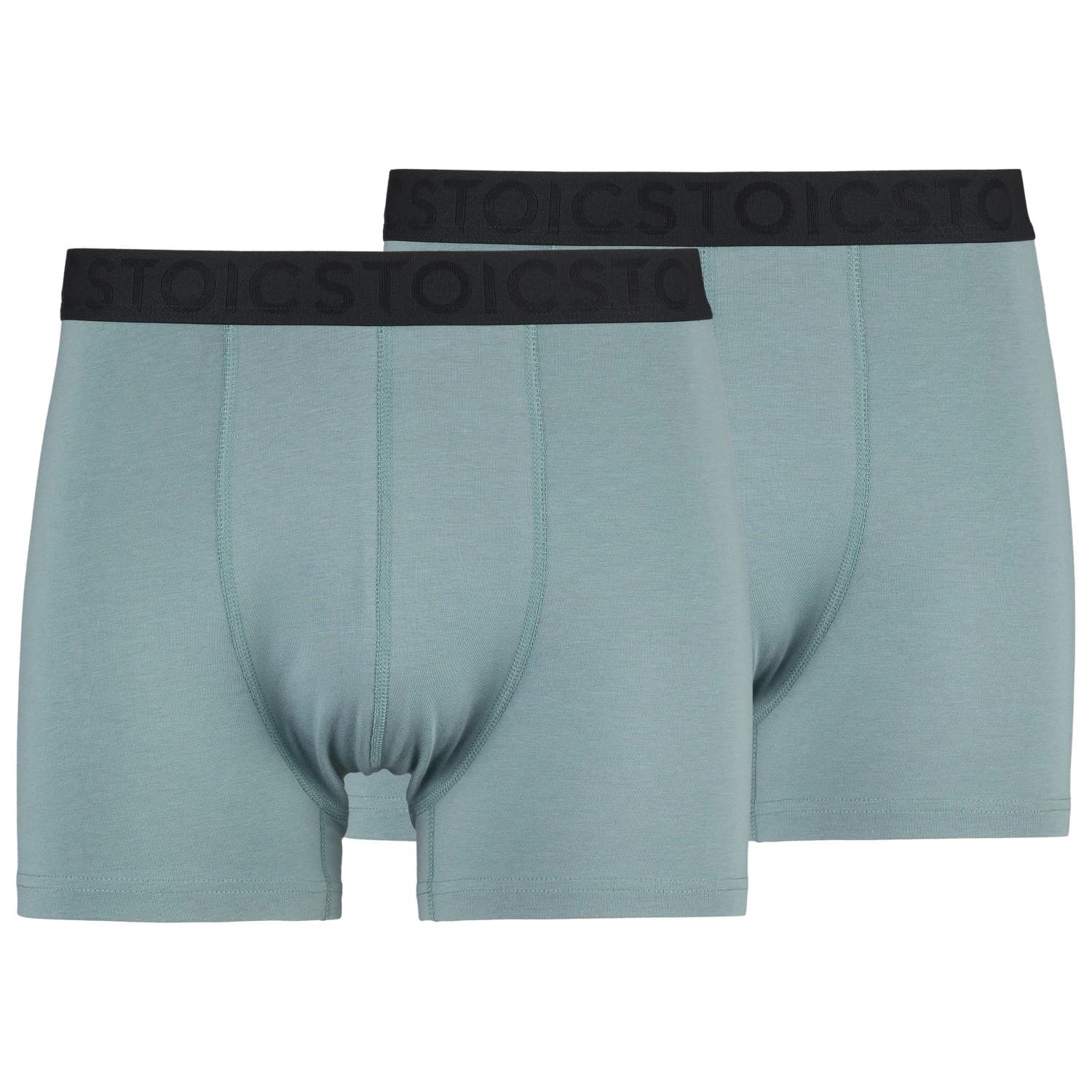 Мъжко синтетично термобельо Stoic TrosaSt. Boxer 2-Pack Boxer shorts - Slate Blue