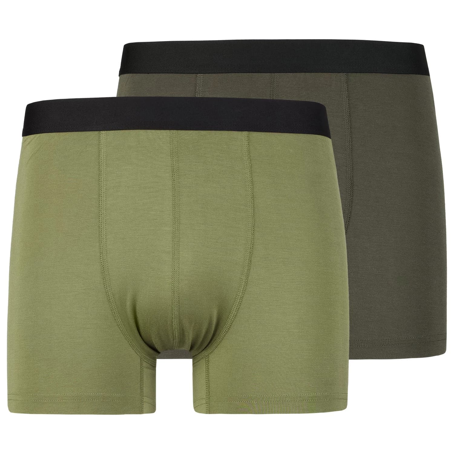 Мъжко синтетично термобельо Stoic TrosaSt. Boxer 2-Pack Boxer shorts - Moss Green / Dark Olive