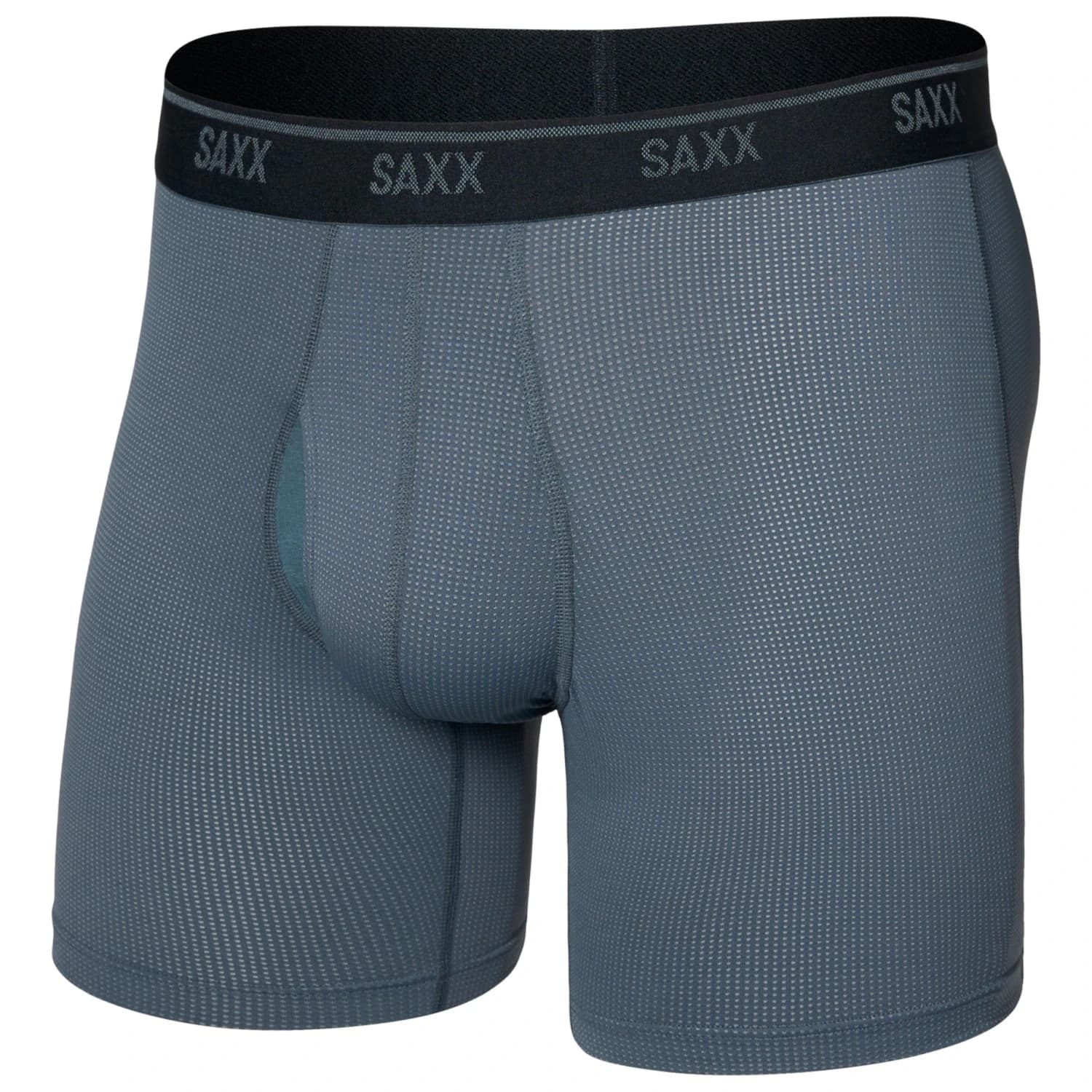 Мъжко синтетично термобельо Saxx Quest Quick-Dry Mesh Boxer Brief Fly 6'' Synthetic base layer - Turbulence