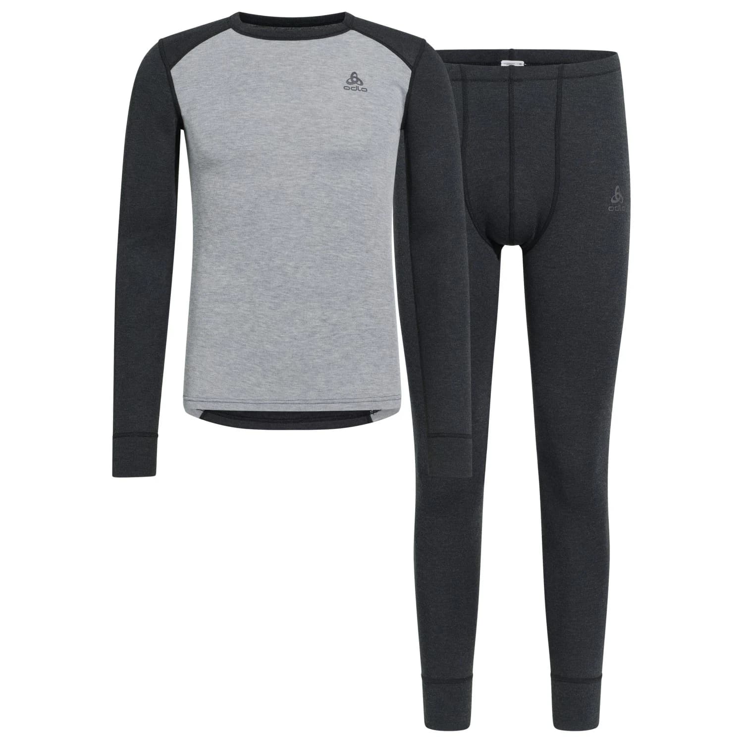 Синтетично термобельо Odlo Active Warm Special Set Synthetic base layer - Dark Grey Melange / Grey Melange