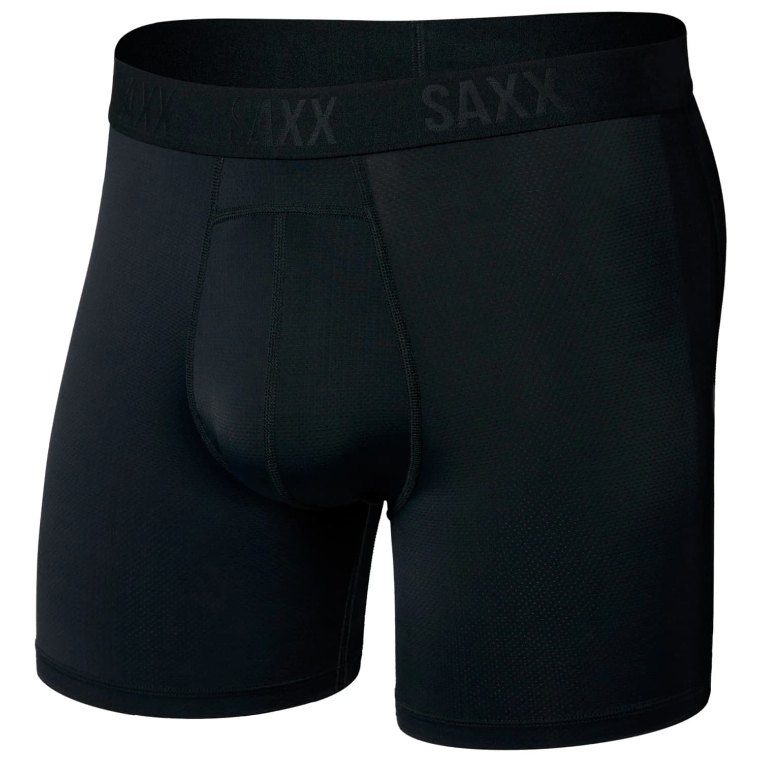 Мъжко синтетично термобельо Saxx Smooth Flex Light Compression Boxer Brief Synthetic base layer - Black
