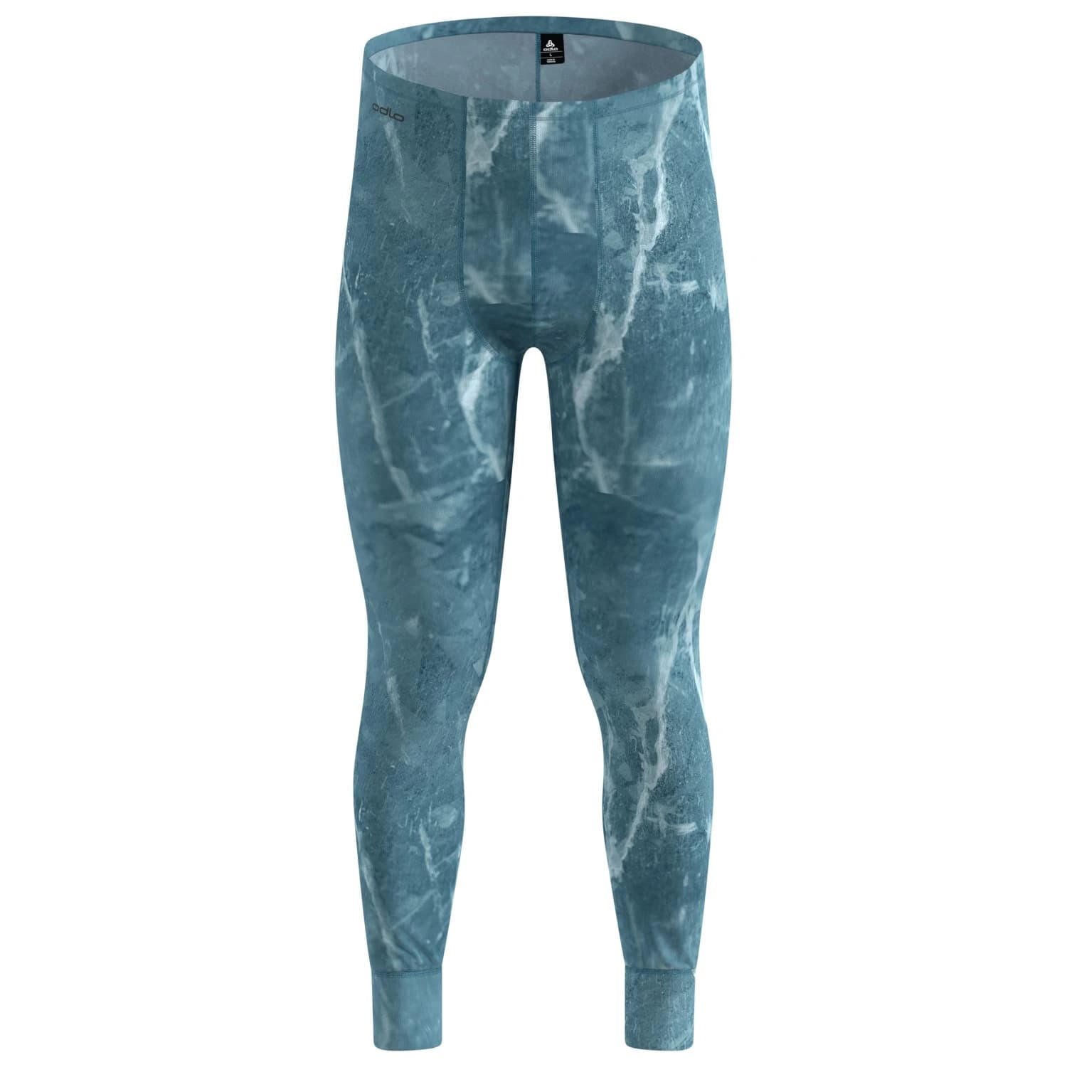 Синтетично термобельо Odlo Active Warm X Frozen Lake Bl Bottom Long Synthetic base layer - Reflecting Pond