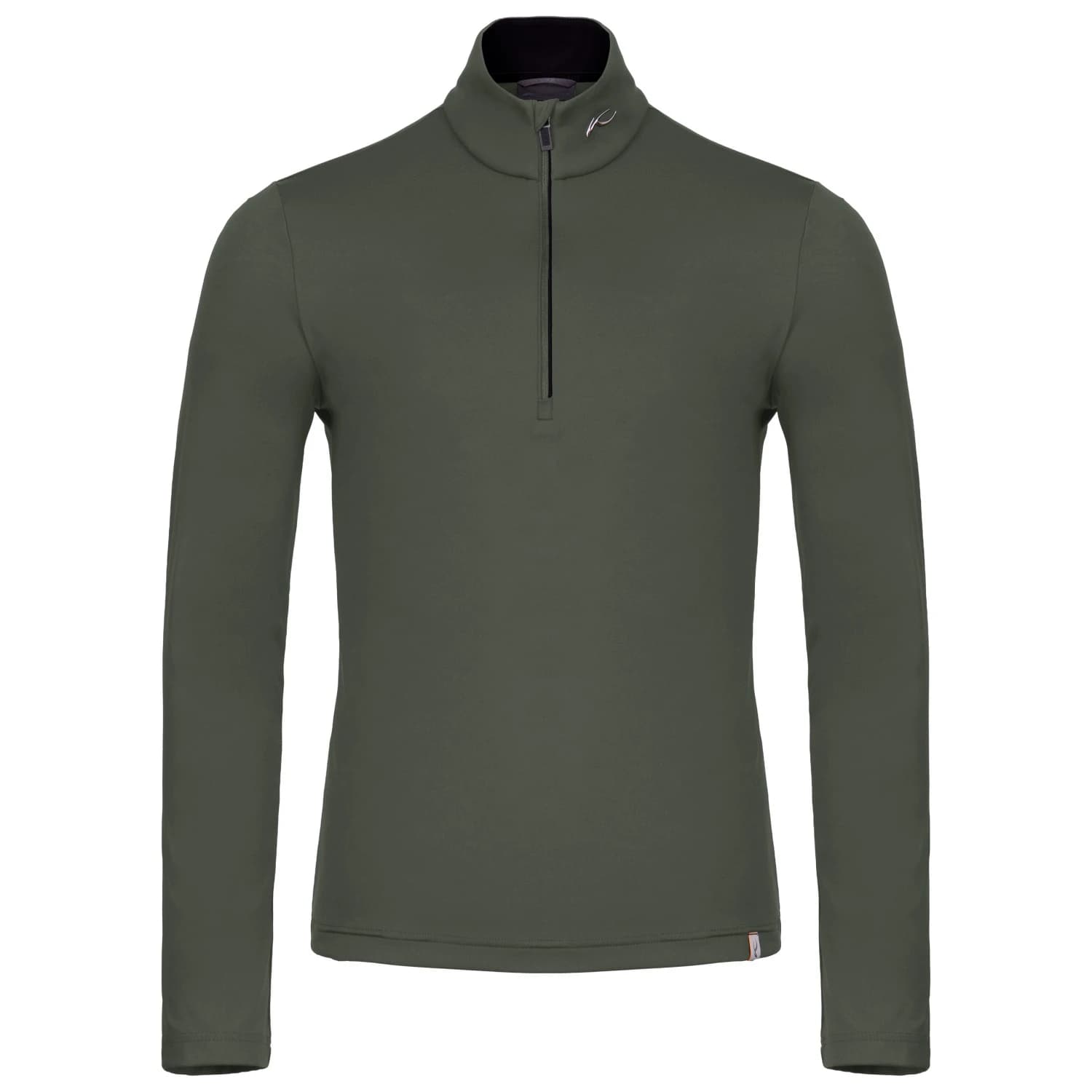 Ски бельо Lasse Kjus Feel Midlayer Half-Zip Ski underwear - Green Slate / Black