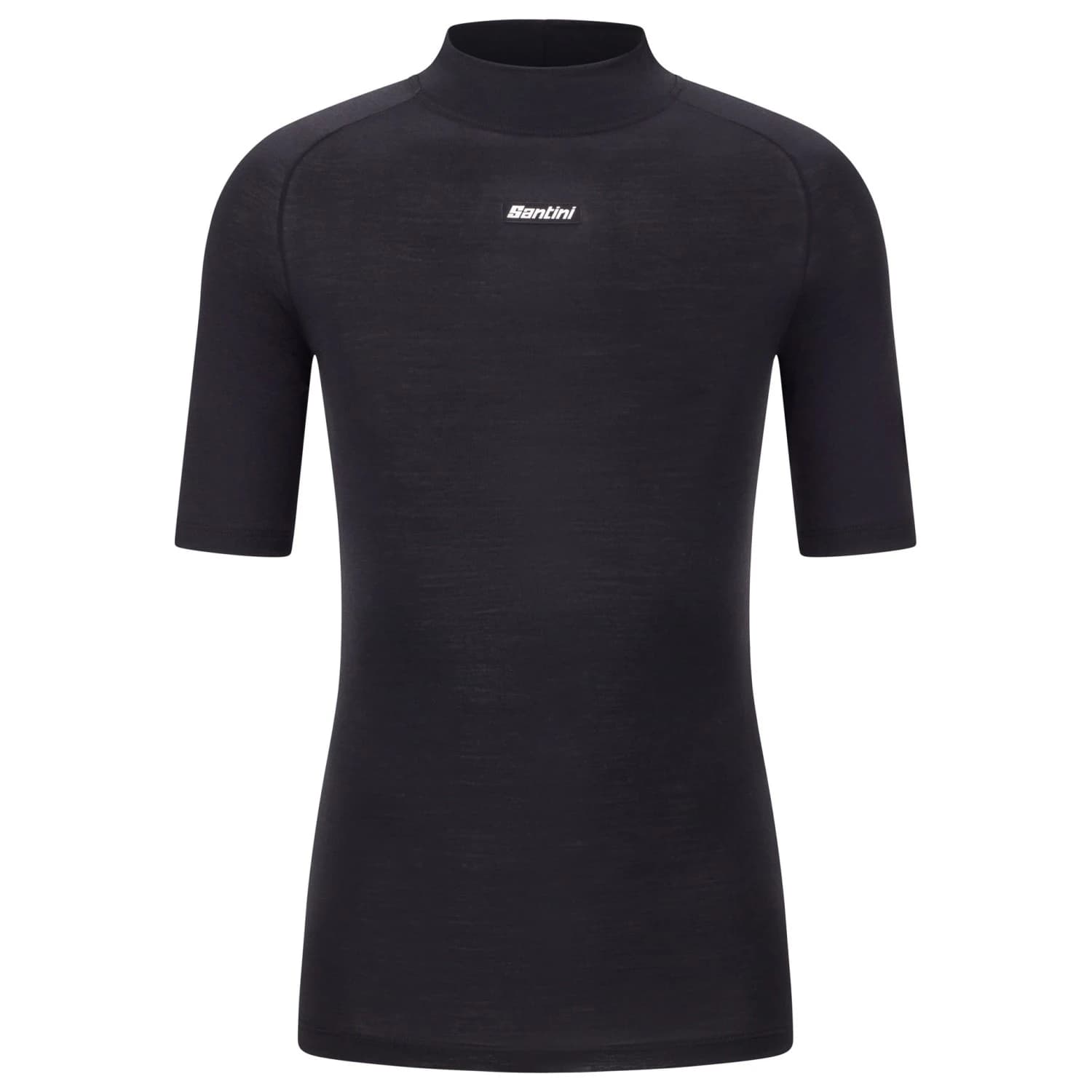Горнище Santini Lana Short-Sleeve Baselayer Cycling undershirt - Nero