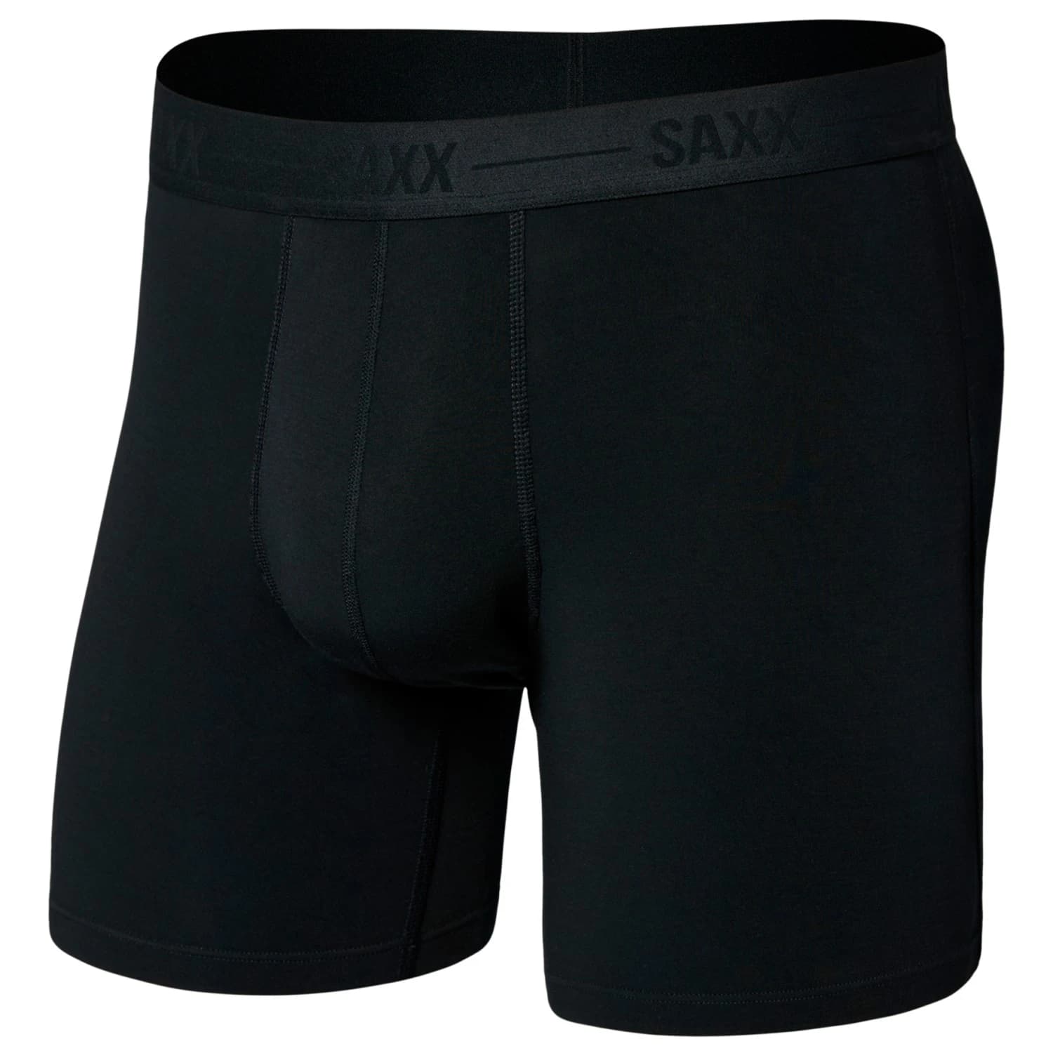 Синтетично термобельо Saxx Smooth Luxe Micro Modal Boxer Brief Underpants - Black