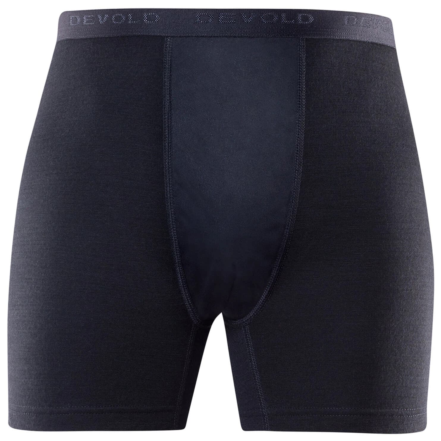 Мъжко мериносово термобельо Devold Duo Active Boxer W/Windstopper Merino base layer - Black