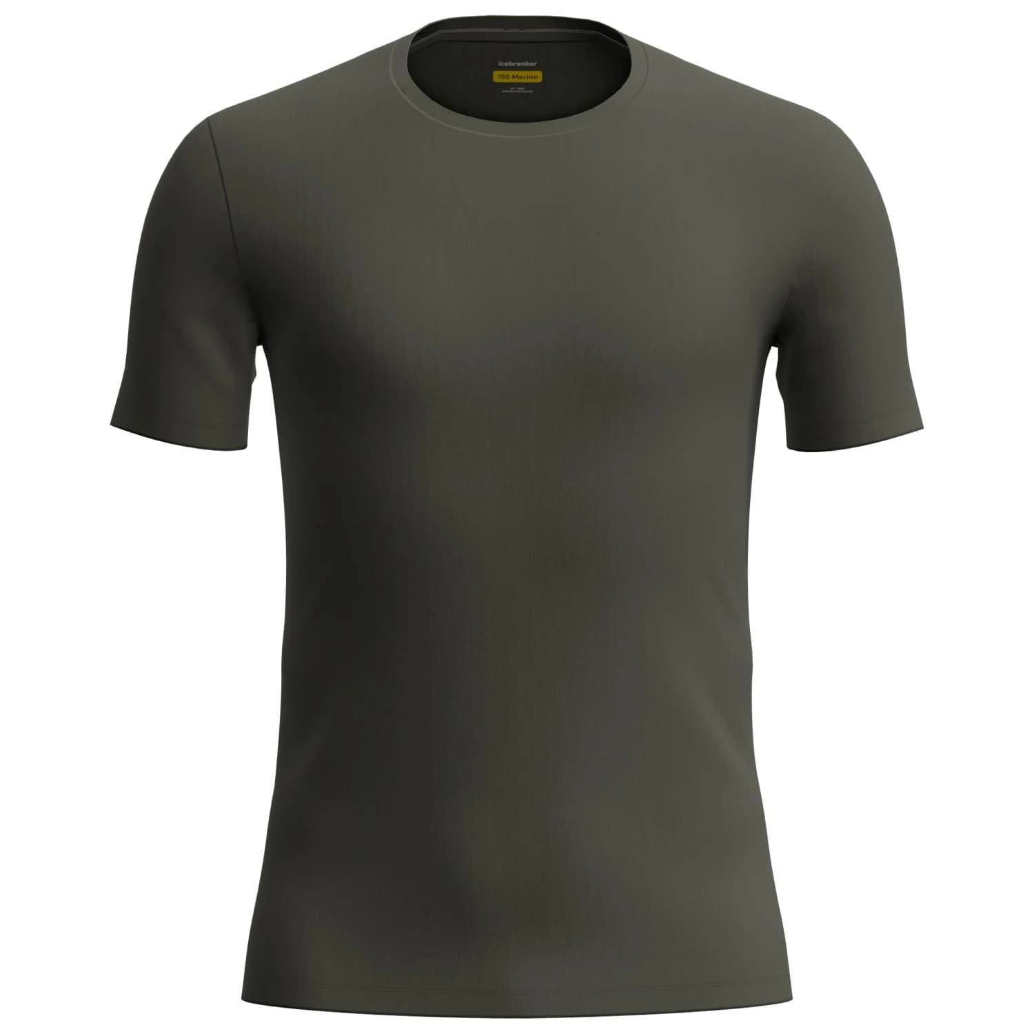 Мъжко мериносово термобельо Icebreaker Anatomica S/S Crewe Merino base layer - Dark Loden