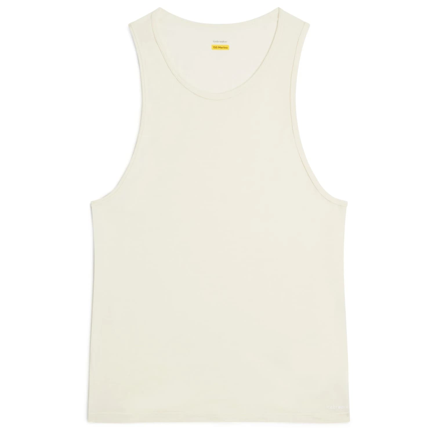 Мъжко мериносово термобельо Icebreaker Anatomica Tank Merino base layer - Undyed