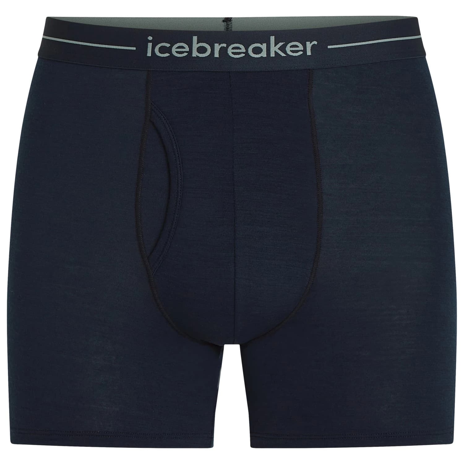 Мериносово термобельо Icebreaker Anatomica Boxers with Fly Merino base layer - Midnight Navy II