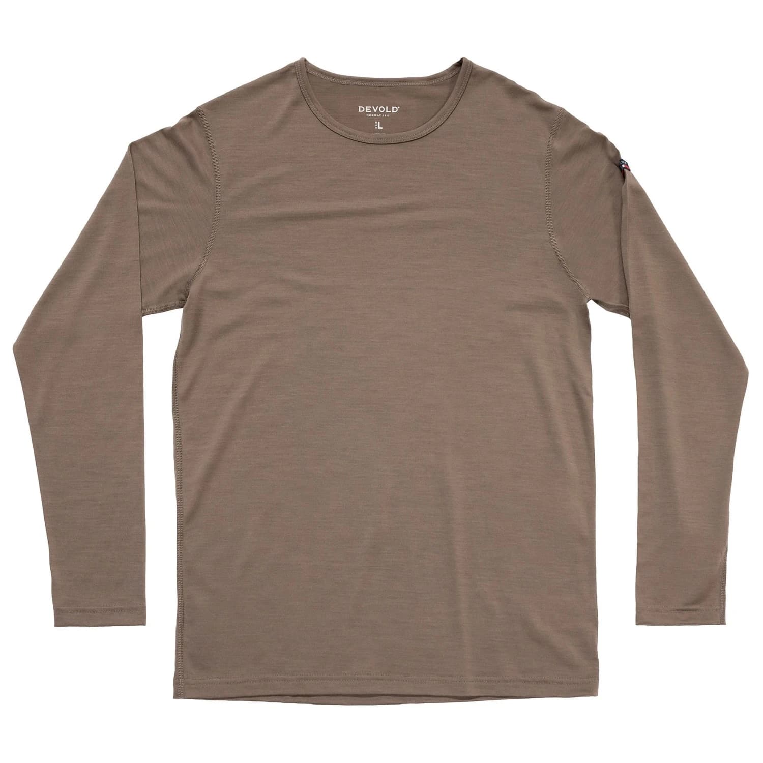 Мъжко мериносово термобельо Devold Breeze Shirt Merino base layer - Falcon