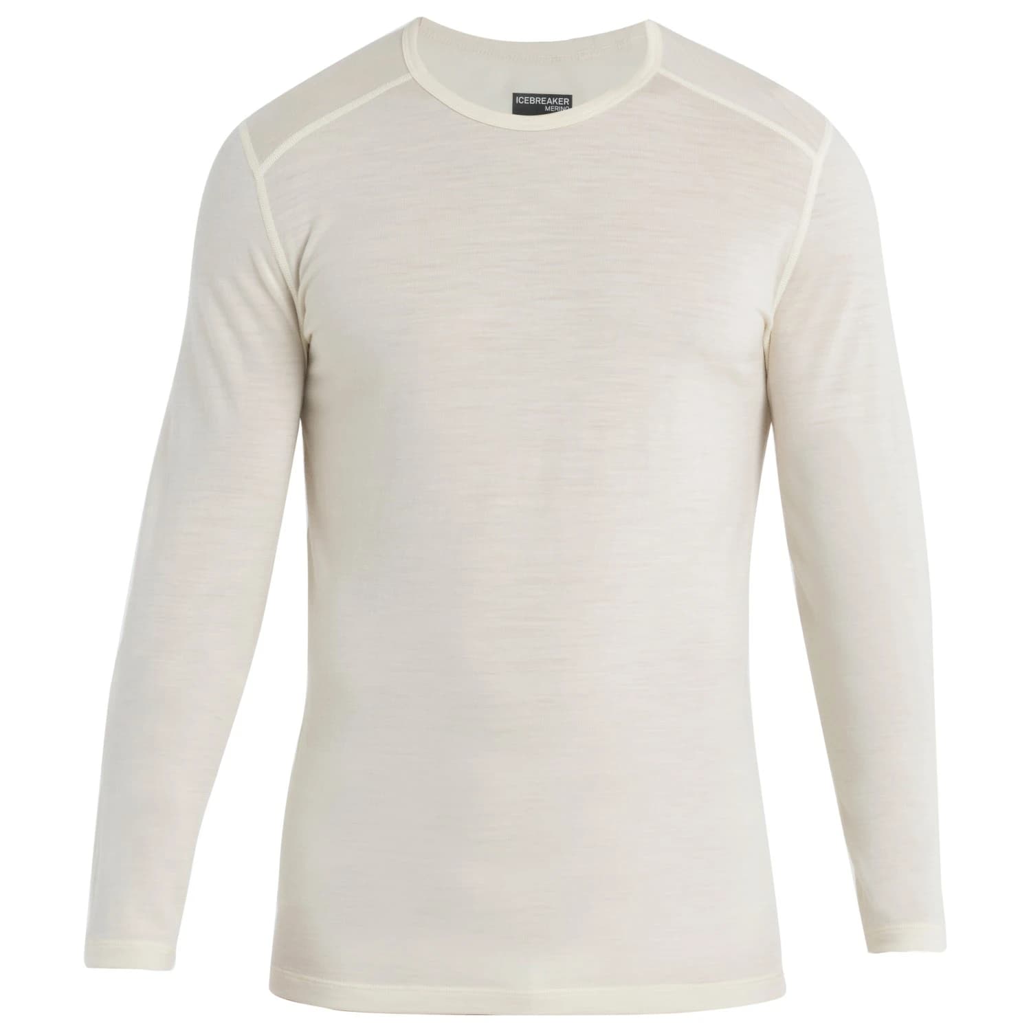 Мъжко мериносово термобельо Icebreaker 200 Oasis L/S Crewe Merino base layer - Undyed