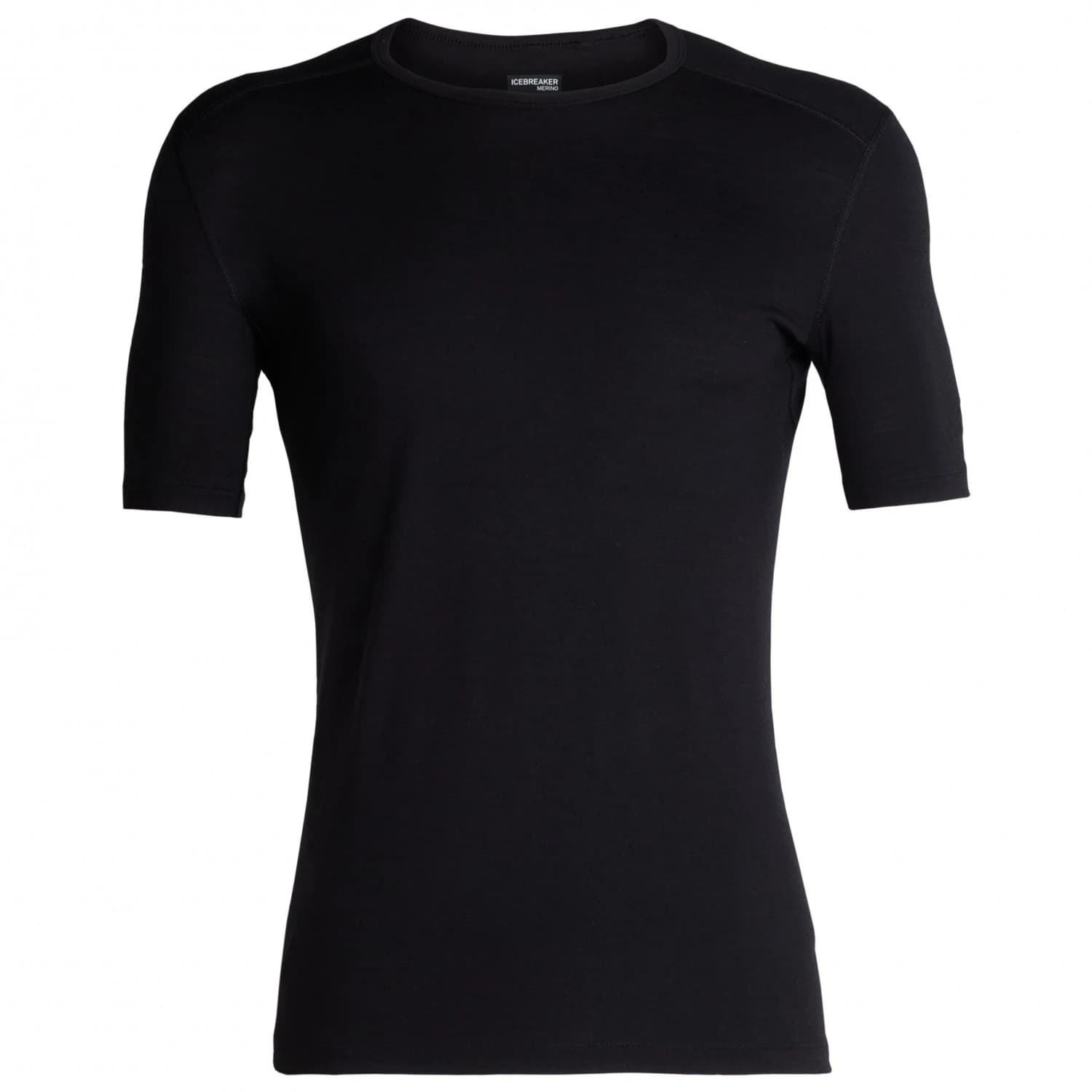 Мъжко мериносово термобельо Icebreaker 200 Oasis S/S Crewe Merino base layer - Black