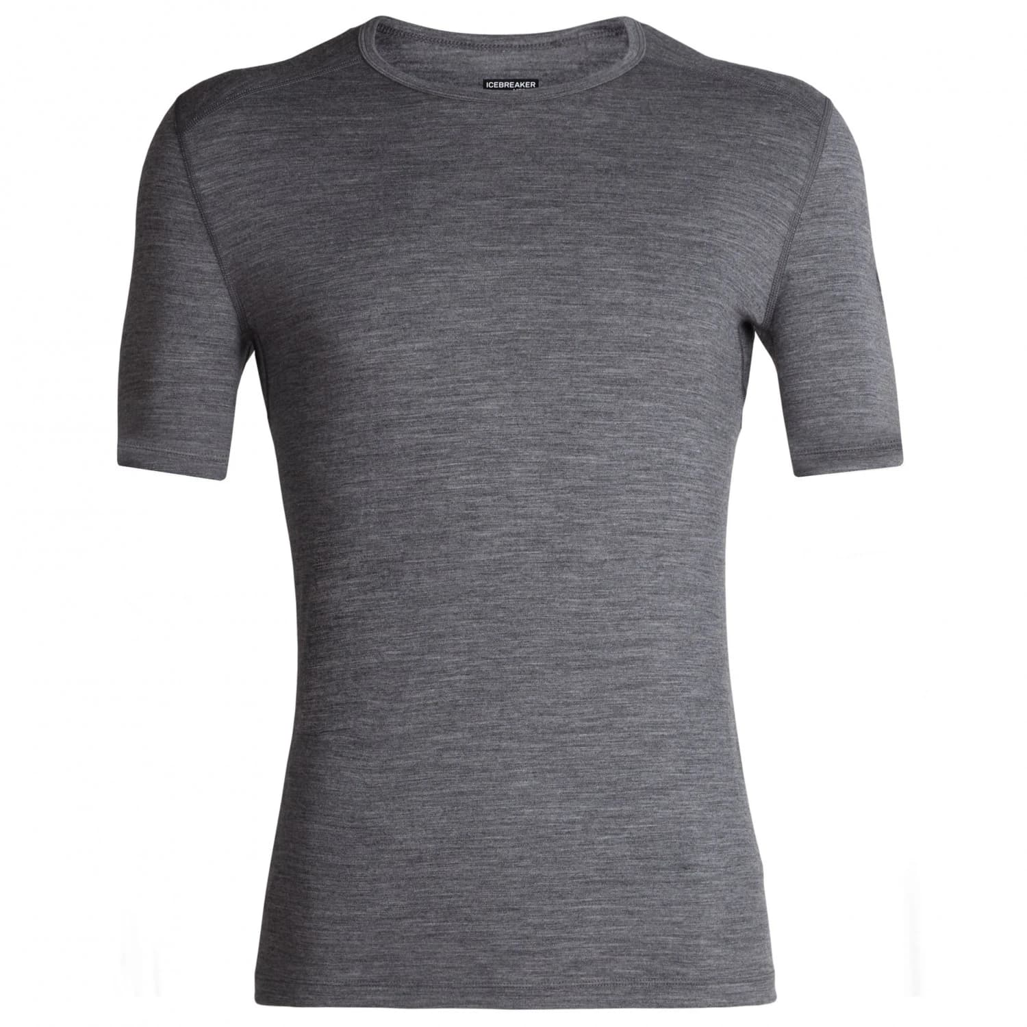 Мъжко мериносово термобельо Icebreaker 200 Oasis S/S Crewe Merino base layer - Gritstone Heather II