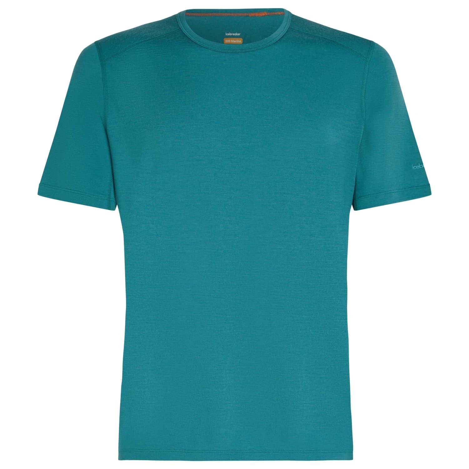 Мъжко мериносово термобельо Icebreaker 200 Oasis S/S Crewe Merino base layer - Topaz