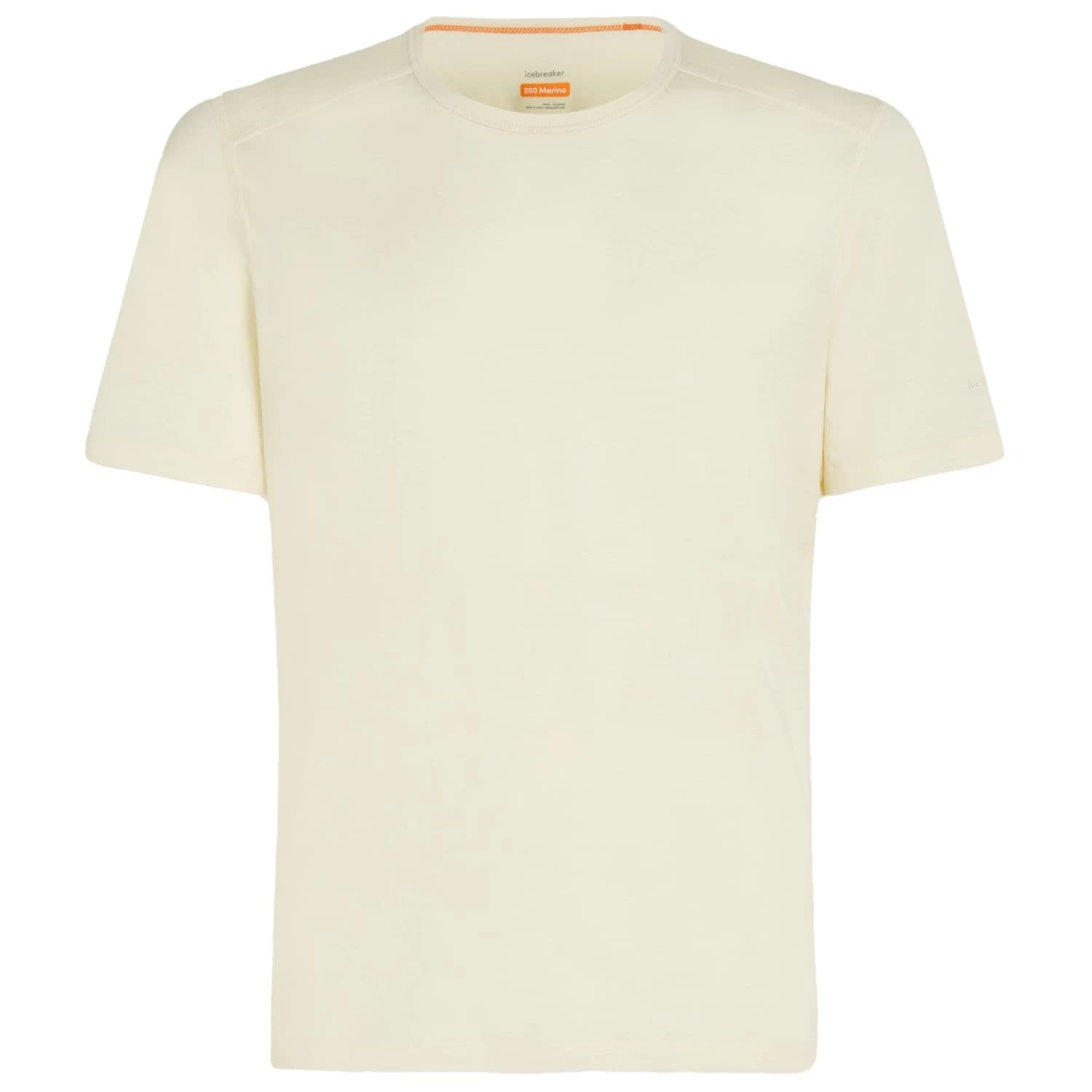 Мъжко мериносово термобельо Icebreaker 200 Oasis S/S Crewe Merino base layer - Undyed