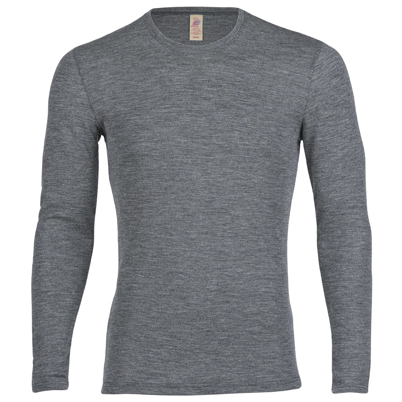 Мъжко мериносово термобельо Engel Men's Shirt L/S Everyday base layer - Schiefer
