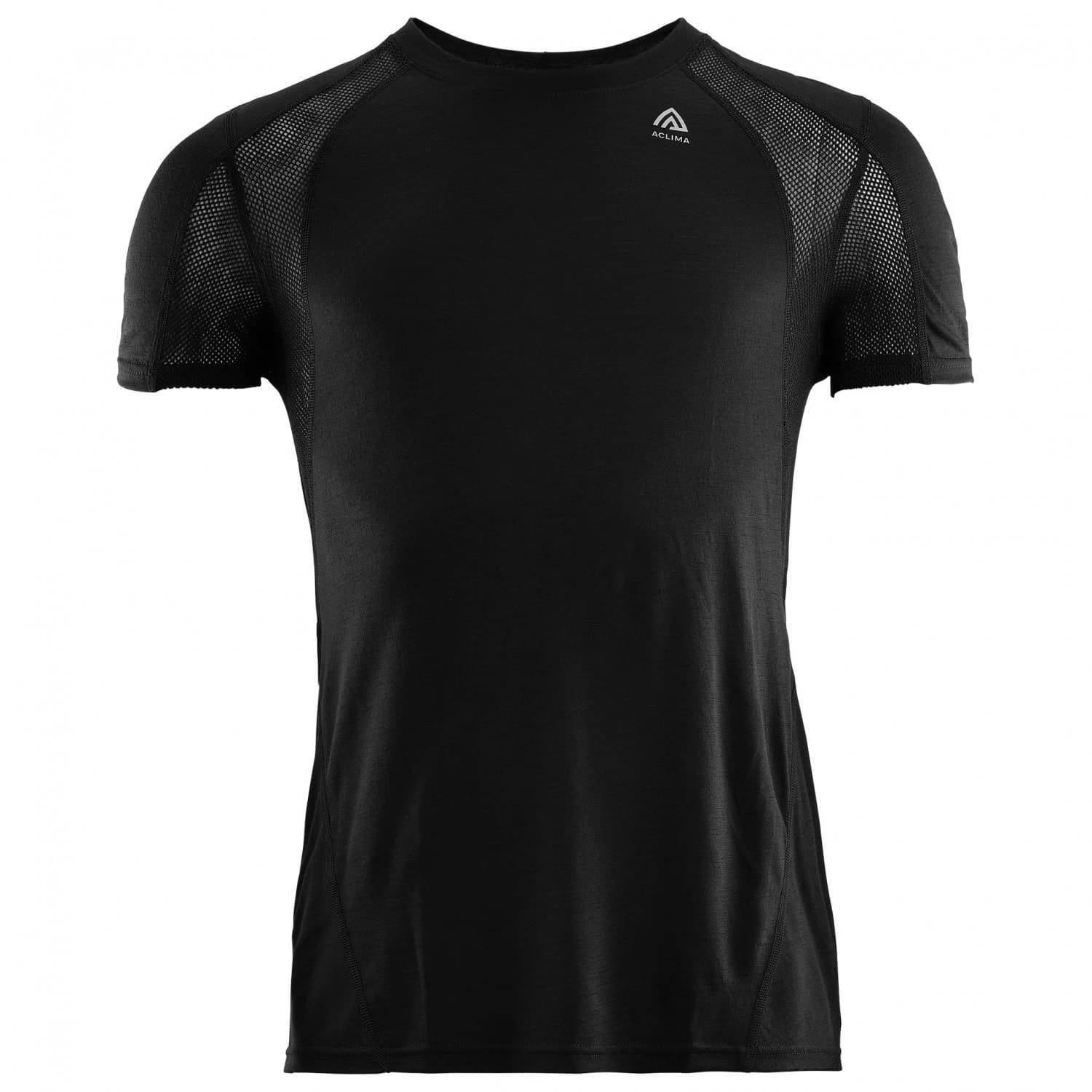 Мъжка мериносова блуза Aclima Lightwool Sports Shirt II Merino base layer - Jet Black